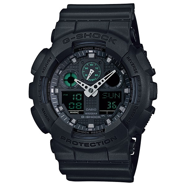 Đồng hồ Casio G-Shock Nam GA-100MB-1A bảo hành chính hãng 5 năm - Pin trọn đời