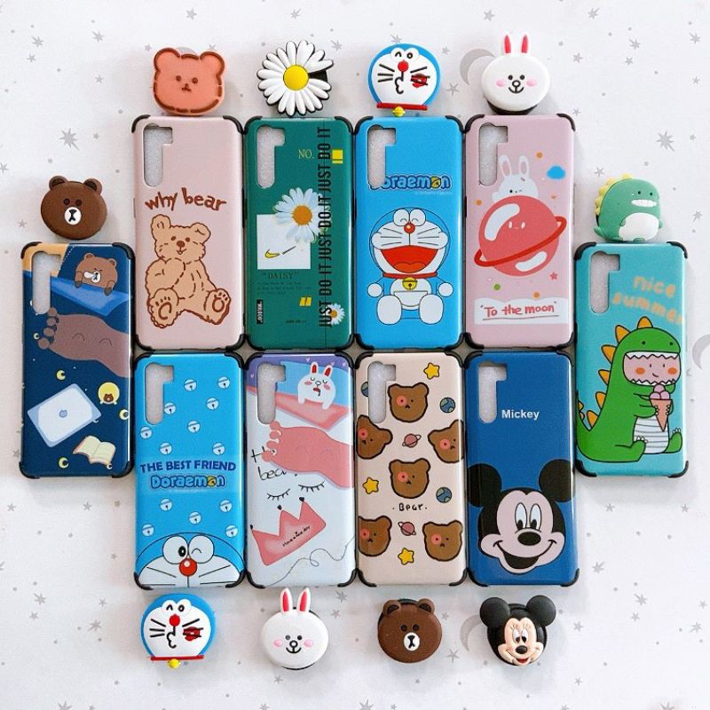 Ốp idm Hàn Quốc kèm pop Oppo A91/Reno 3/Reno 4/Reno 2F