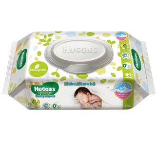 Khăn giấy ướt Huggies 10 tờ/ 64 tờ