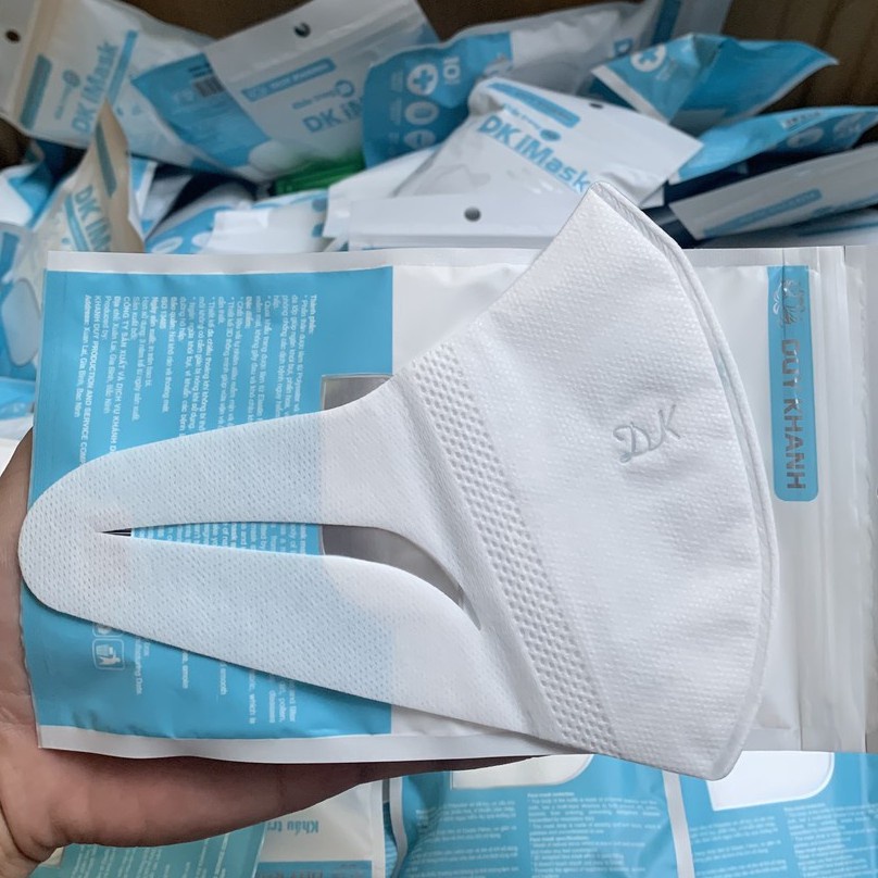 Khẩu Trang 3D iMASK DUY KHÁNH 3 lớp Kháng Khuẩn kiểu dáng Hàn Quốc co giãn 4 chiều mềm mại