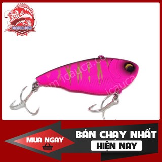 [Siêu Rẻ] V65 Mồi lure giả câu cá chẽm lóc nhồng mú - Hồng