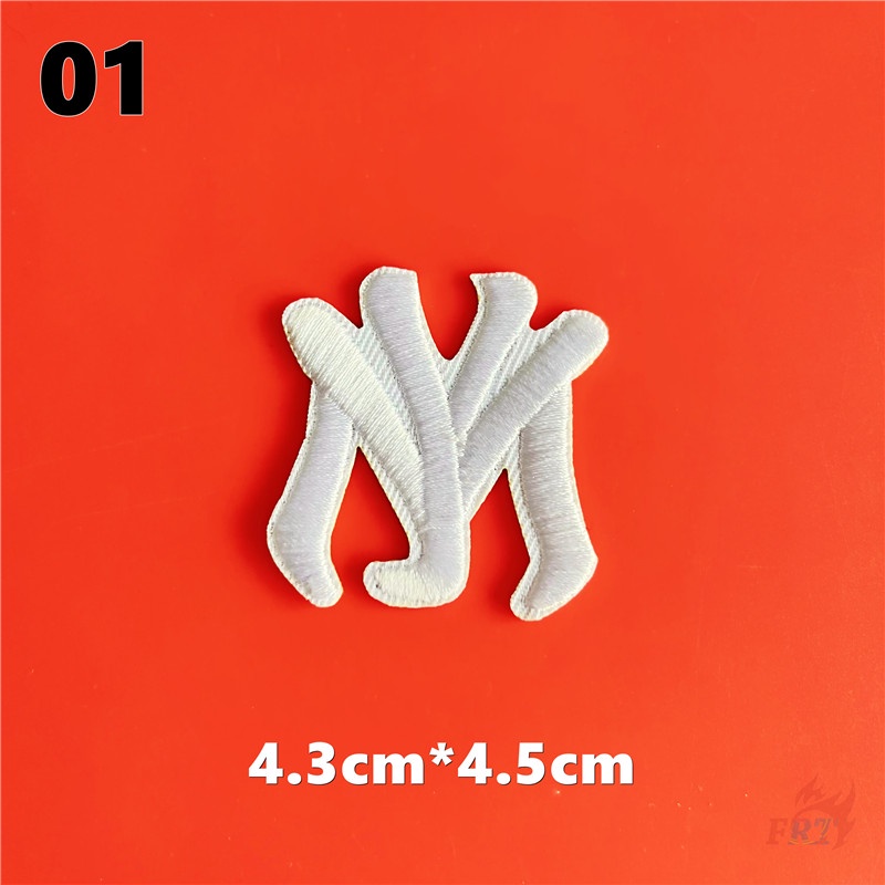 ☸ Sticker Ủi Thêu Hình Logo Thời Trang ☸ 1 Cái Tự May Thêu Trên Sắt Trên Huy Hiệu Miếng Vá