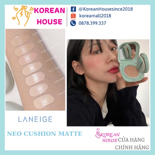 [Chính hãng][Quà tặng] PHẤN NƯỚC CHE PHỦ CAO LANEIGE NEO CUSHION☆MATTE | BigBuy360 - bigbuy360.vn