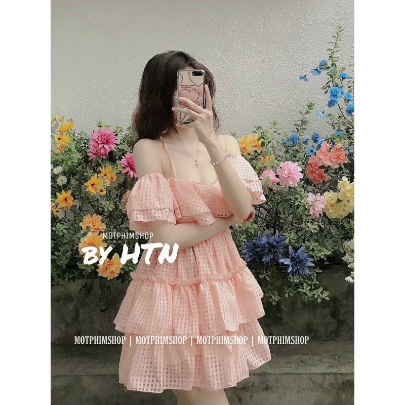 ĐẦM TẦNG TRỄ VAI TIỂU THƯ CÔNG CHÚA BIGSIZE 55-90kg