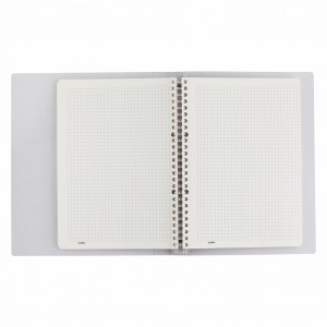 Sổ còng nhựa B5 Caro 5x5 40 tờ - kèm 5 bìa tab phân trang VPPKLONG, Binder KLong MS 544