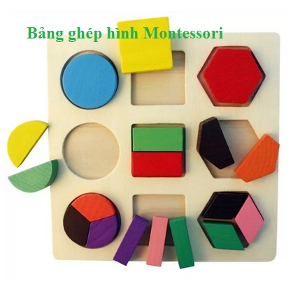 Bảng ghép hình Montessori