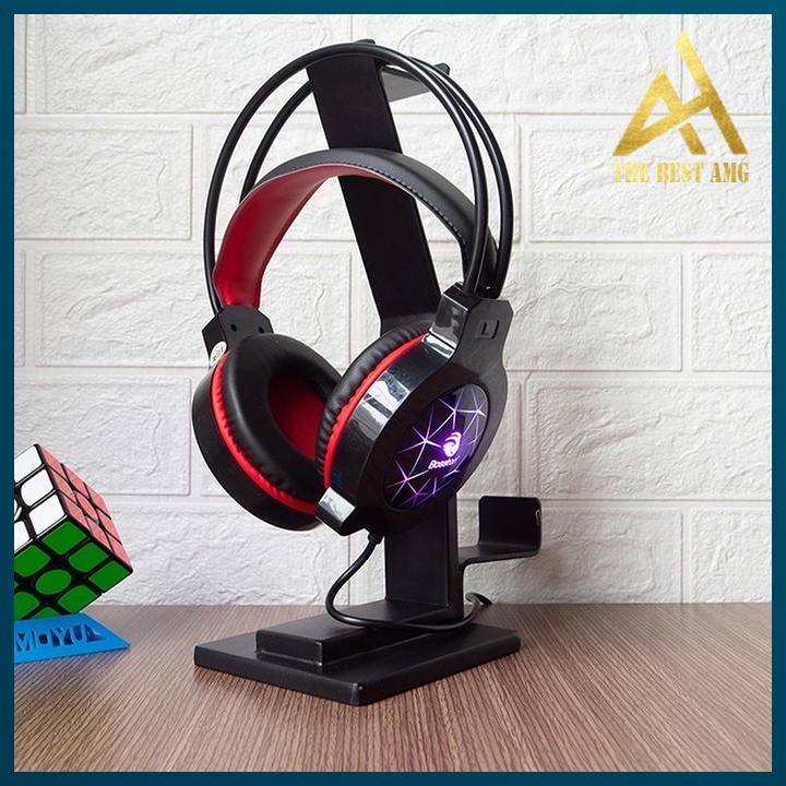 Tai Nghe Headphone Gaming Đèn LED 7 Màu Có Mic BOSSTON HS-09 Tai Nghe Nhạc Máy Vi Tính PC Laptop Chuyên Game Có Dây