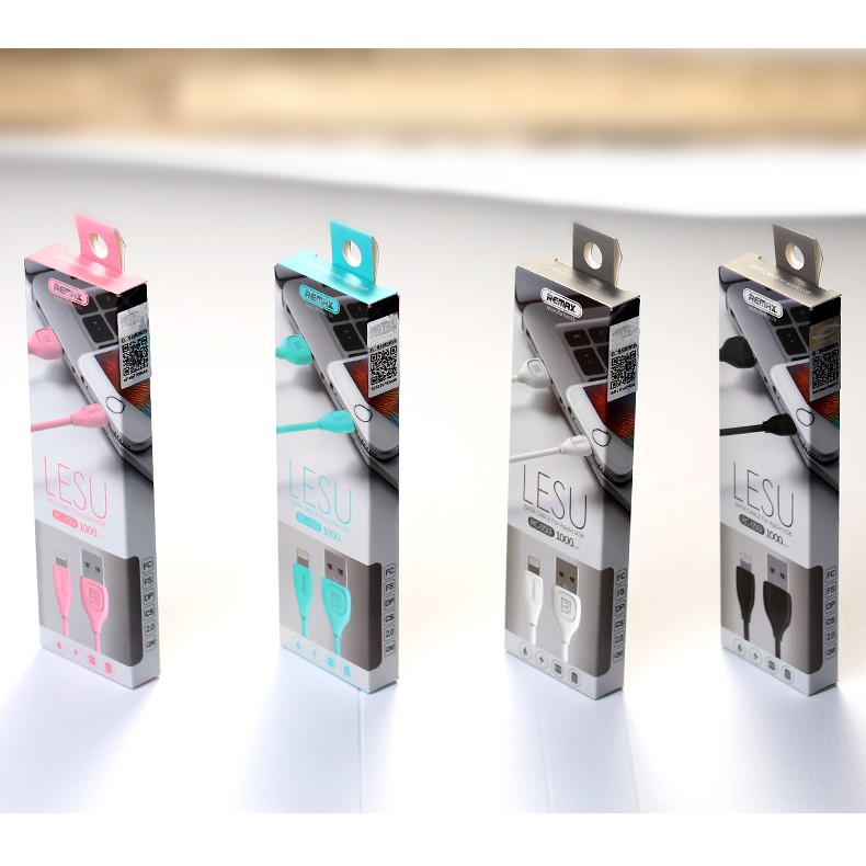 Cáp sạc iPhone iPad Remax Lesu RC-050i - BH 3 tháng - Hưng Long PC