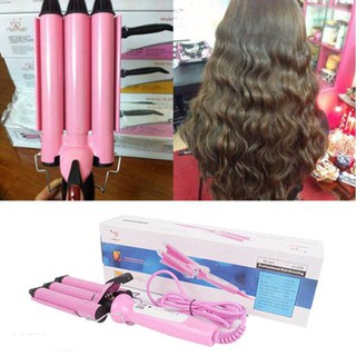 Máy uốn tóc bồng bềnh 3 trục