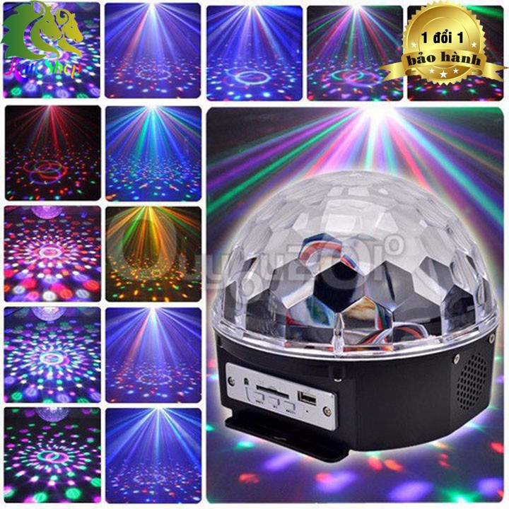 Đèn Nháy Nấm LED Pha Lê 7 màu