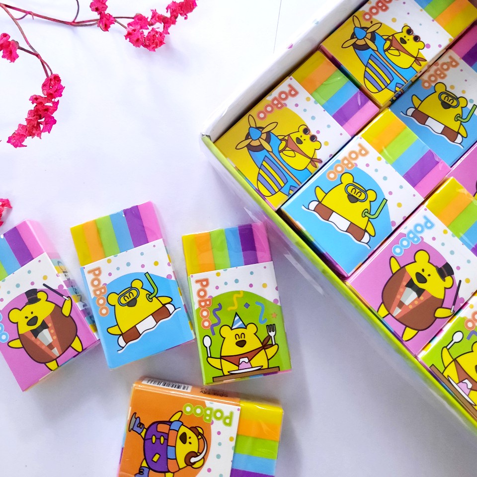Gôm tẩy Poboo cầu vồng Classmate ER112 / Tẩy màu