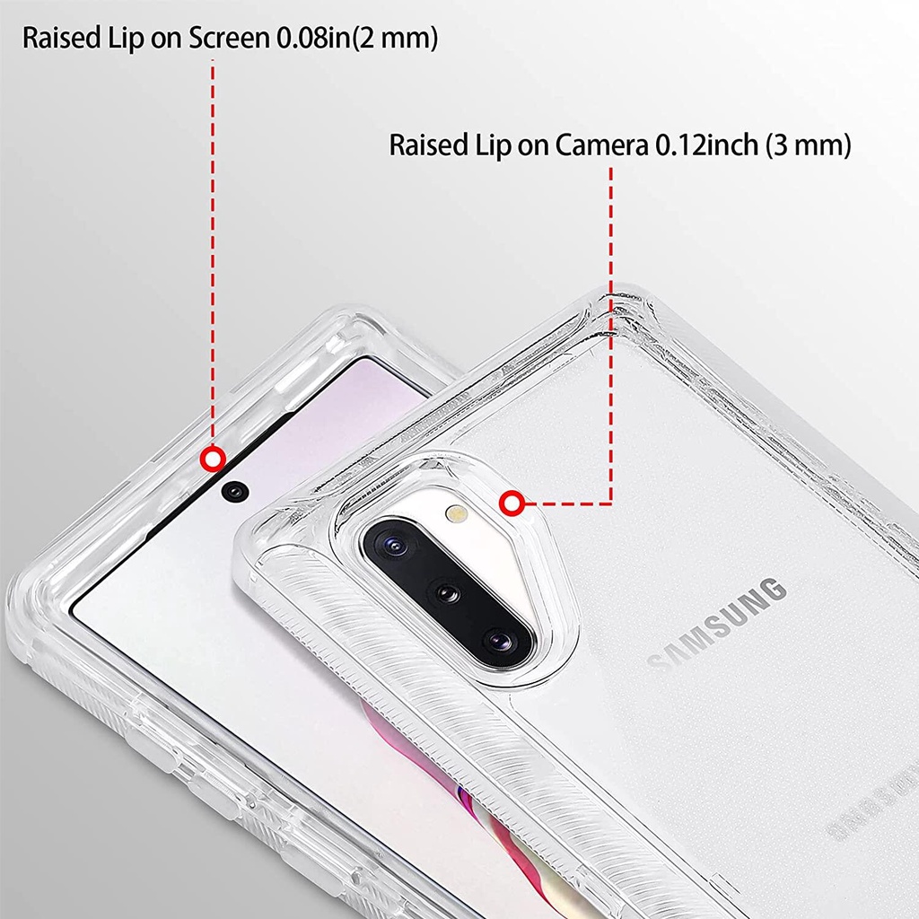 Ốp Điện Thoại TPU + PC Cứng 3 Lớp Cho Samsung Galaxy S23 Ultra / Note 20 Ultra / S22 Ultra / S22 Plus / S21 Ultra / S20 Ultra / S20 Plus / Note 10 Plus