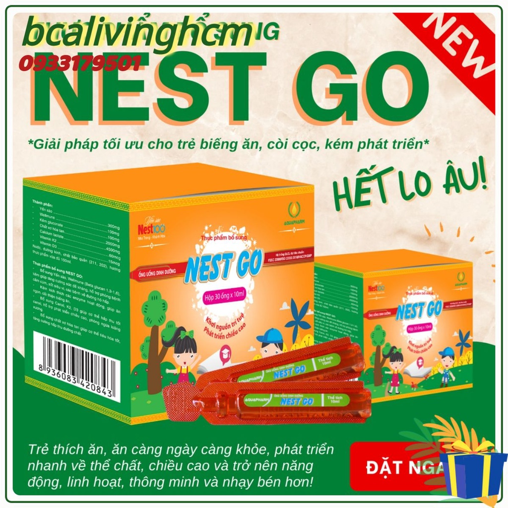 Thực phẩm bổ sung Nest Go bổ sung dinh dưỡng yến xào 300ml