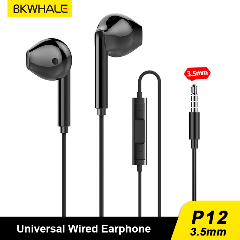Tai Nghe Nhét Tai Jack 3.5mm Âm Thanh Siêu Trầm Có Micro Chuyên Dụng Cho Samsung OPPO Xiaomi
