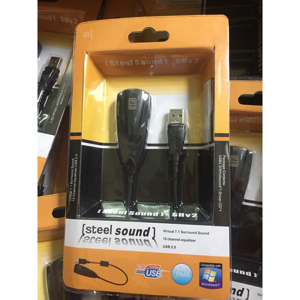 [VIKI-LINK] USB SOUND Dây 5HV2 Chuyển Từ USB Ra Cổng Âm Thanh 3.5