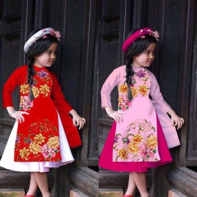 Áo dài phi lụa siêu sang chảnh