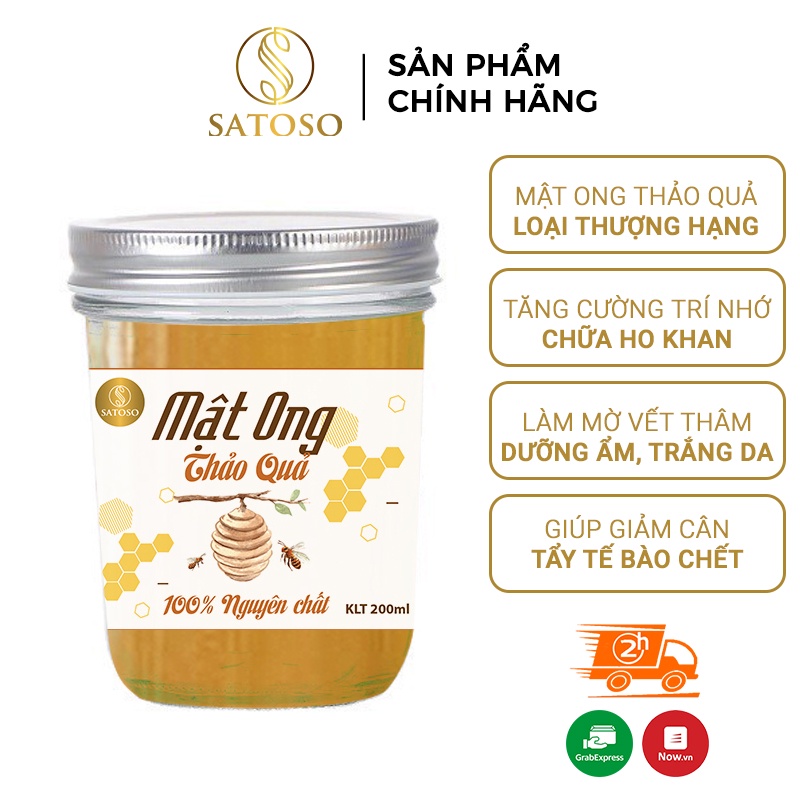 Mật ong thảo quả SATOSO 100% nguyên chất SA127