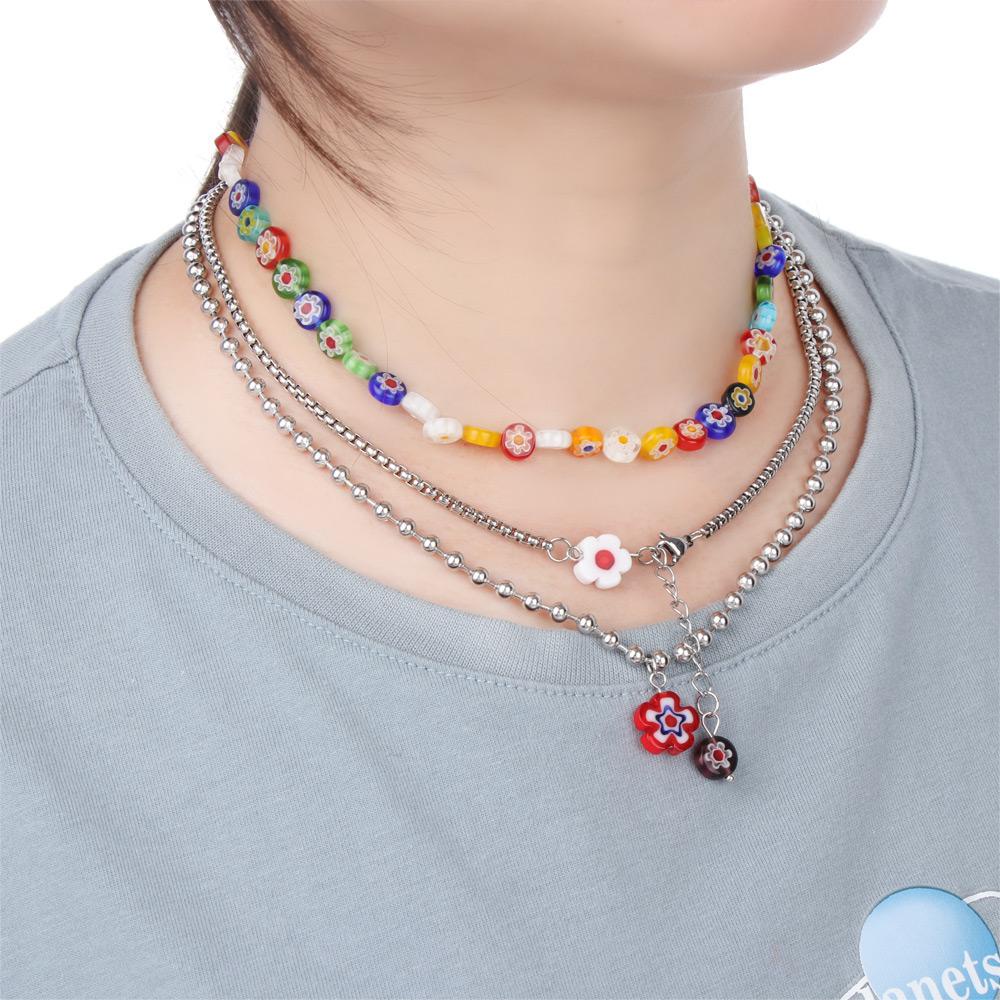 Set 3 Vòng cổ Ba Mảnh Thời Trang Dành Cho Nữ