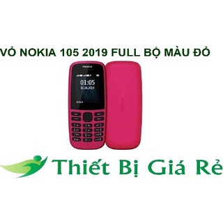 VỎ NOKIA 105 2019 FULL BỘ MÀU ĐỎ