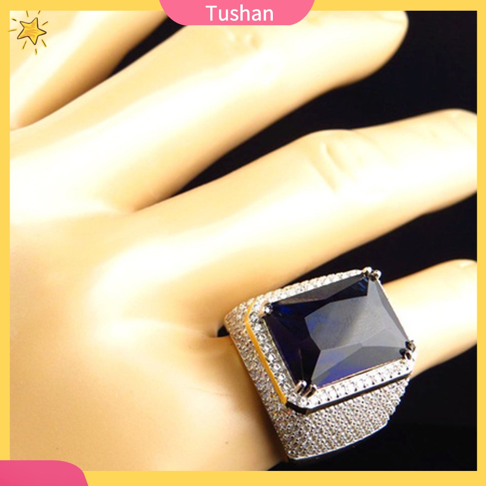 Nhẫn Đính Đá Thời Trang Dành Cho Nam Và Nữ