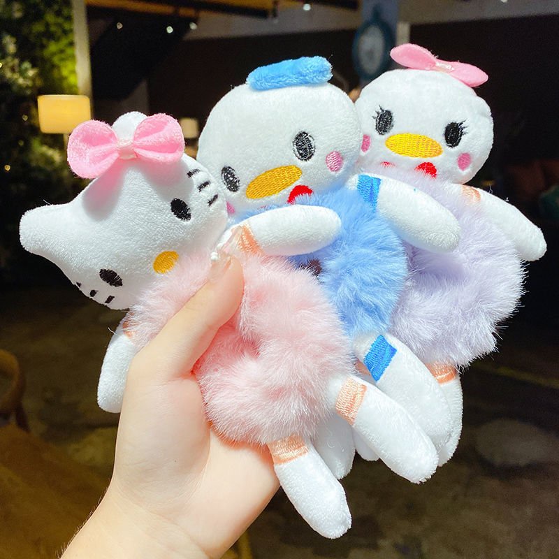 Buộc Tóc Thú bông lớn Hình Động Vật hoa quả Dễ Thương size lớn
