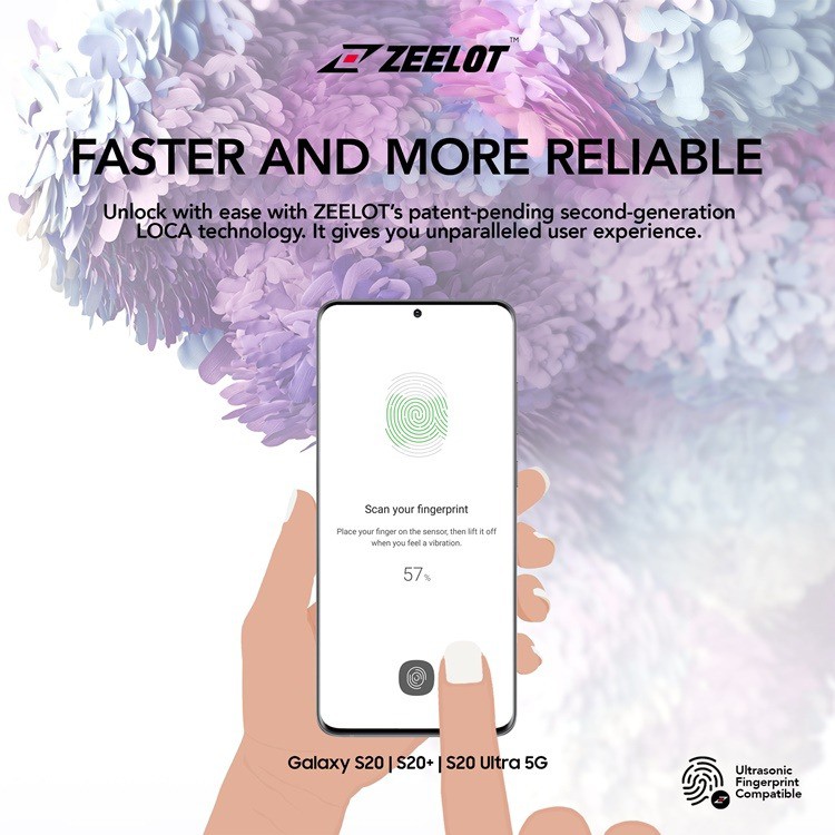 Cường lực UV Zeelot Samsung S10/ S10 Plus ( Hàng Singapro )