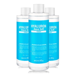 Nước Hoa Hồng Không Cồn Cho Mọi Loại Da  500ml Hyaluron Soft Micro-Peel Toner