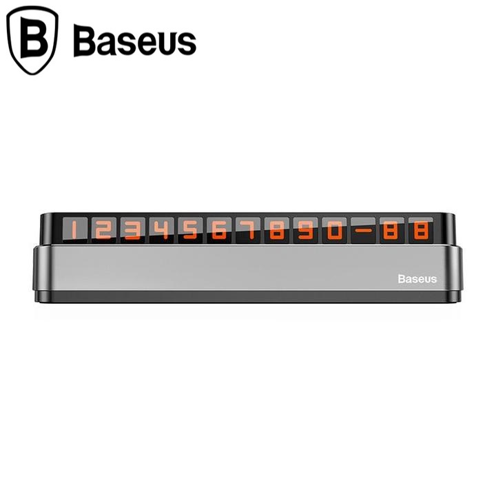 Bảng số điện thoại dạ quang trên ô tô Baseus ACNUM-B0S - Bảo Hành Chính Hãng 12 Tháng