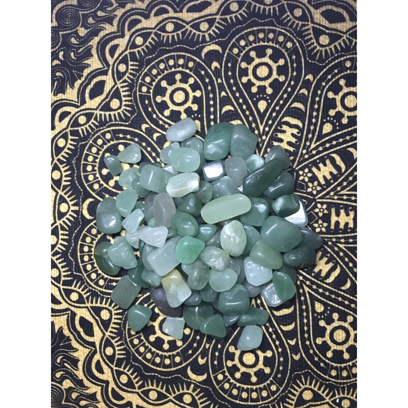 Vụn đá Thach anh Xanh Aventurine cho thanh tẩy Tarot | BigBuy360 - bigbuy360.vn