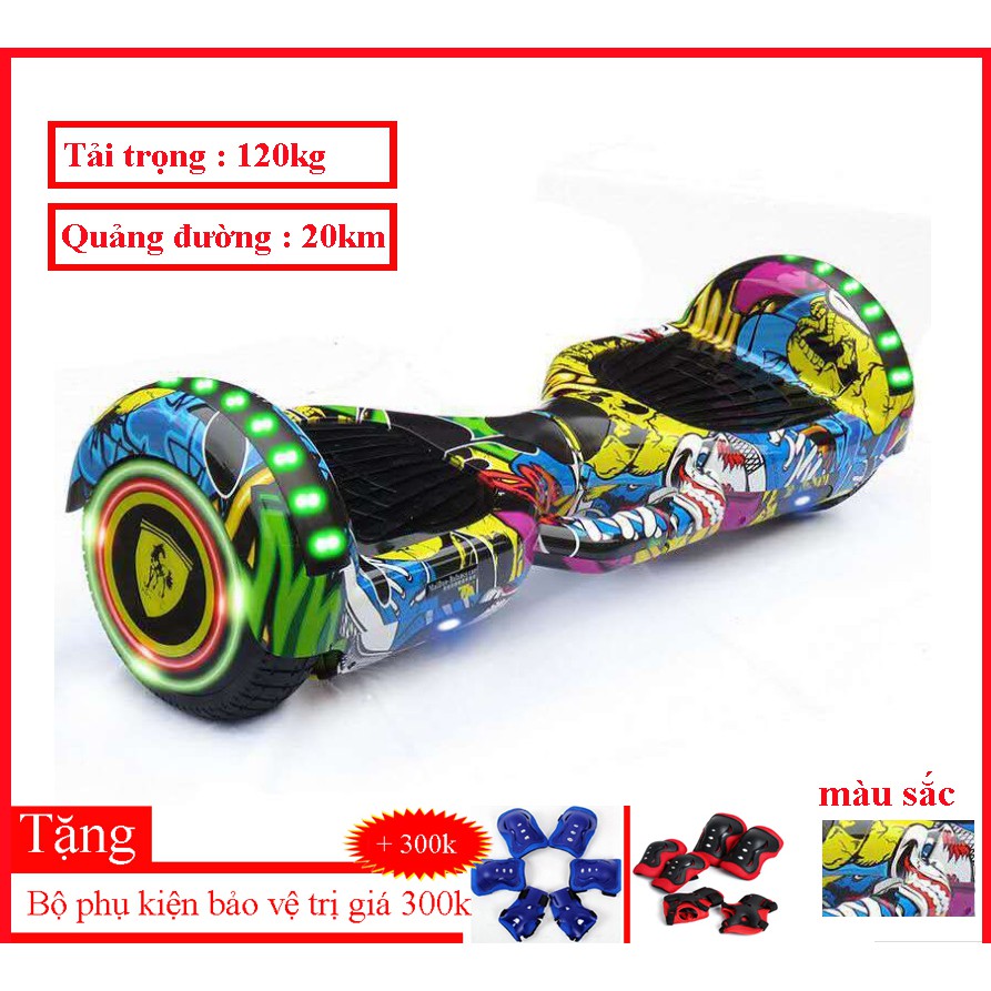 Xe Cân Bằng Điện R2-XO1 6,5 inch, Mẫu xe có tay xách, có Bluetooth - Nhạc - Nhiều Màu Mới