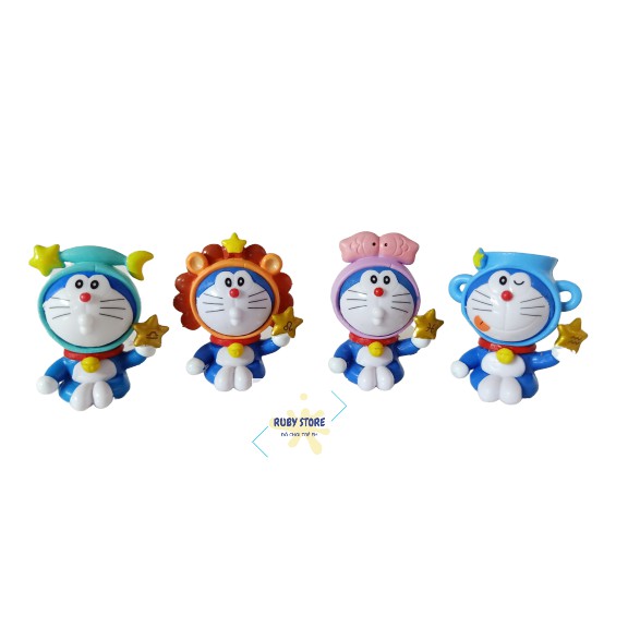 MÔ HÌNH DORAEMON 12 CUNG HOÀNG ĐẠO (Trang trí bánh kem/ trưng bày)