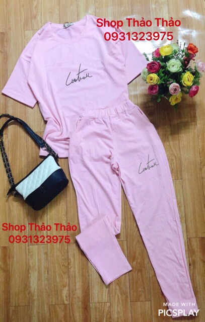 Đồ Bộ Thun Cotton Mẫu Chữ Ký Siêu Hot 🎀Giảm 10K Đơn 200K | BigBuy360 - bigbuy360.vn
