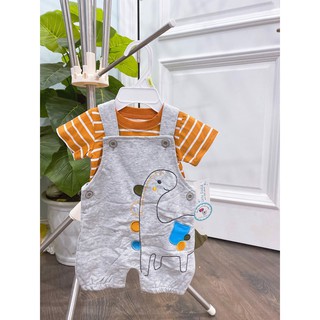 [3-24M] Set quần yếm + áo thun Carter's - khủng long