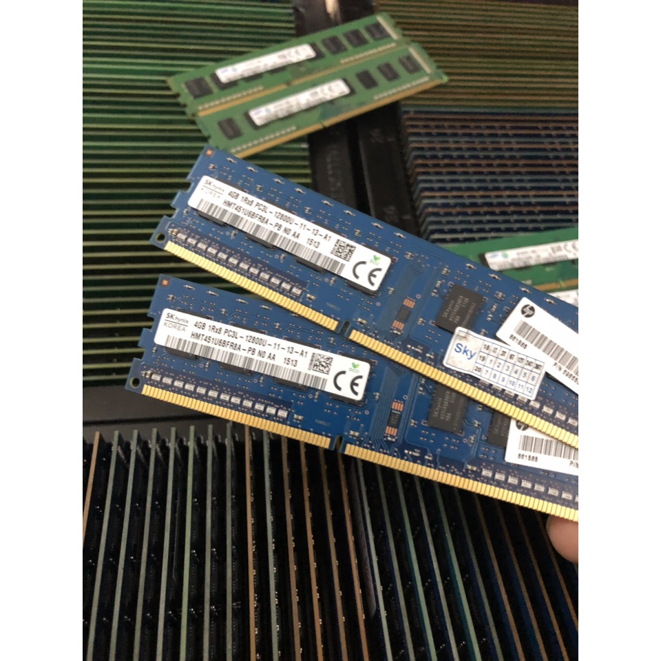 Ram PC Hynix 4GB 1600MHz PC3L-12800U 1.35V Chính Hãng - Bảo Hành 36 tháng