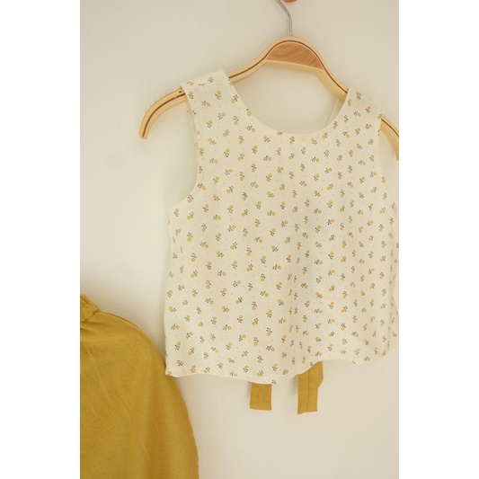 Bộ chất liệu linen cho bé gái từ 9-23kg