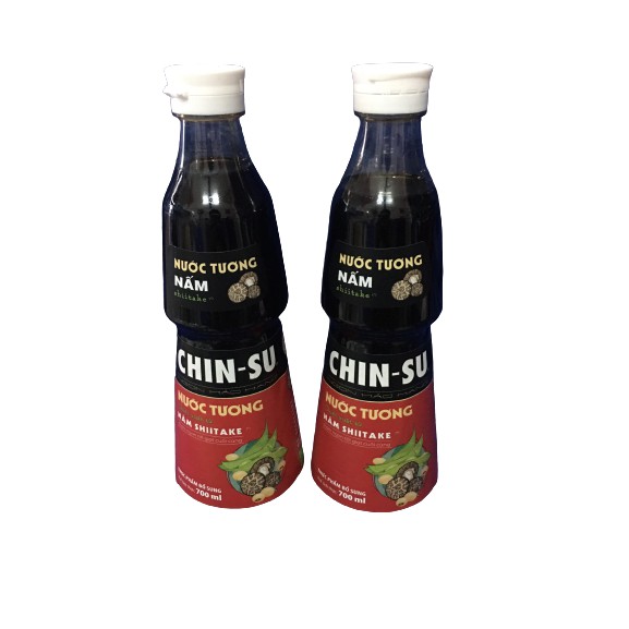 1 chai nước tương Chinsu vị nấm Shiitake 700ml - Chinsu nước tương chiết xuất từ nấm Shiitake - Thơm ngon hảo hạng
