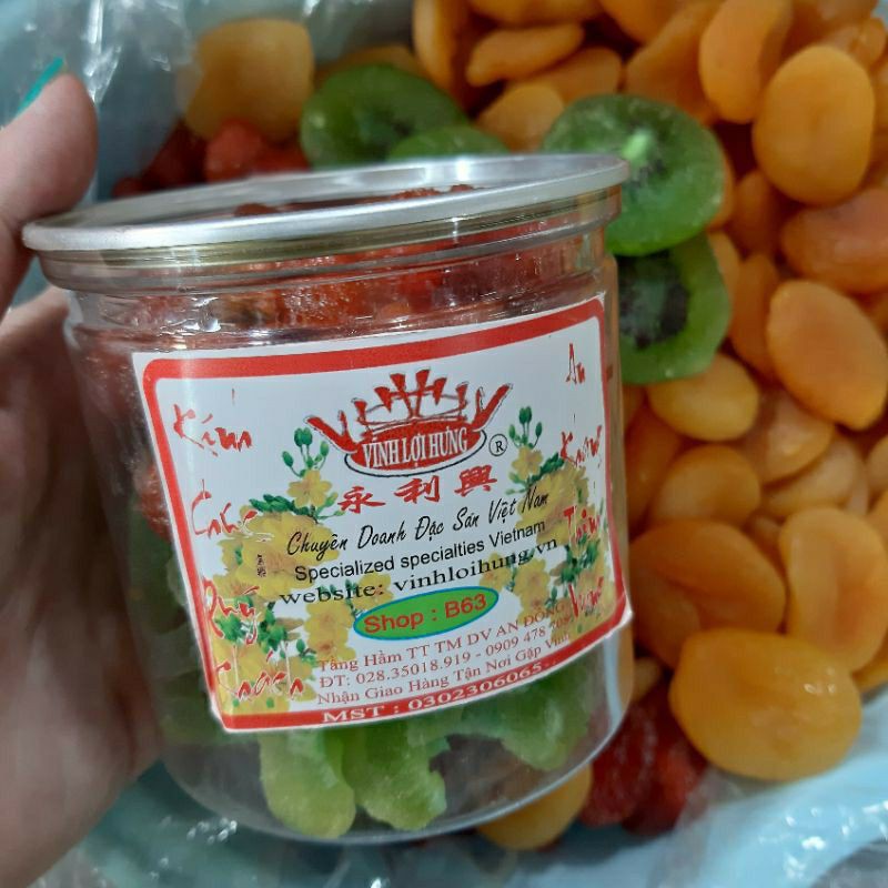 MIX 2 LOẠI KIWI VÀ DÂU (TRÁI CÂY SẤY LẠNH CAO CẤP)