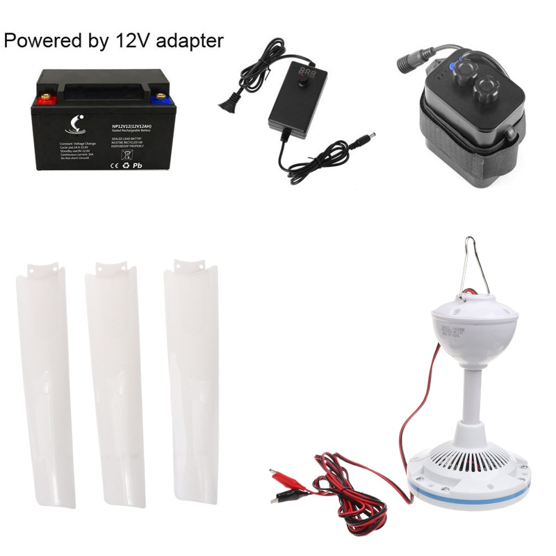 Quạt Trần Gắn Trần 35.4in DC 12V Shas 27.5in Cho Phòng Khách Phòng Ăn