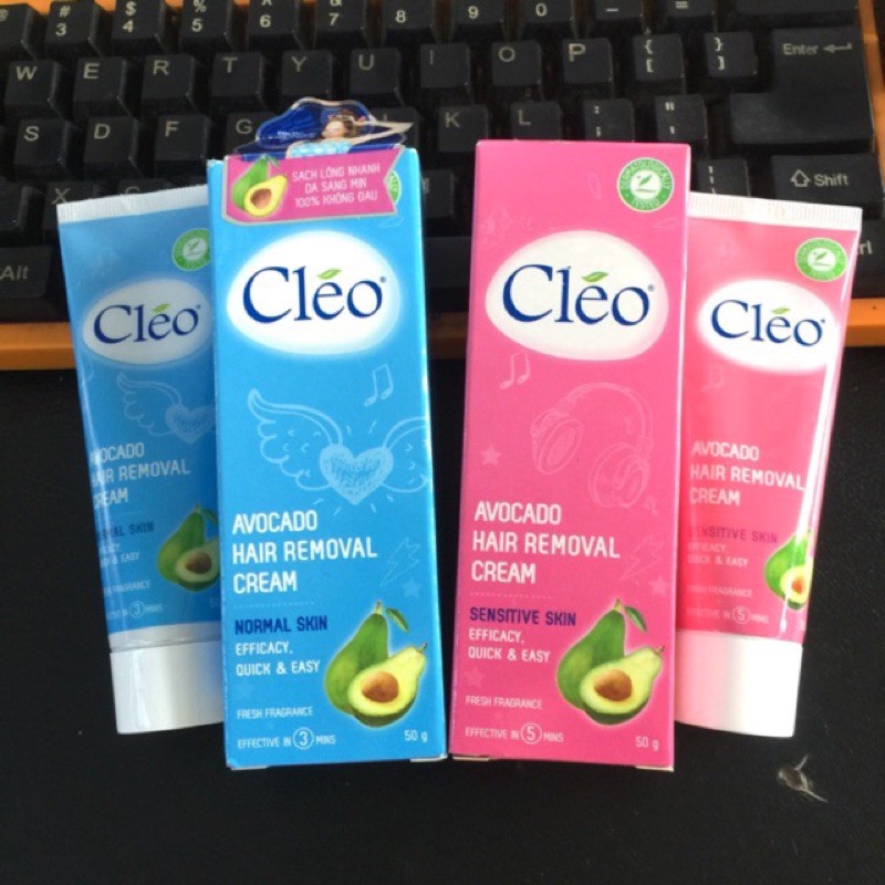 KEM TẨY LÔNG CLÉO CHIẾT XUẤT BƠ 50Ml  DATE 2024