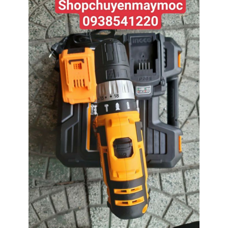 MÁY KHOAN PIN (3 CHỨC NĂNG) CHUYÊN DÙNG 20V INGCO CIDLI200215