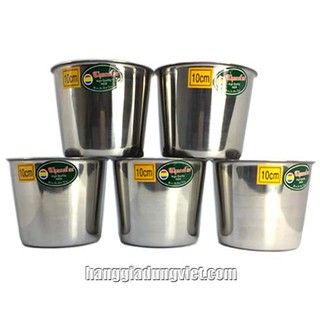 Bộ 10 Ly ĐÁ INOX (201)Số 10cm TIẾN THÀNH (TITHAFAC)