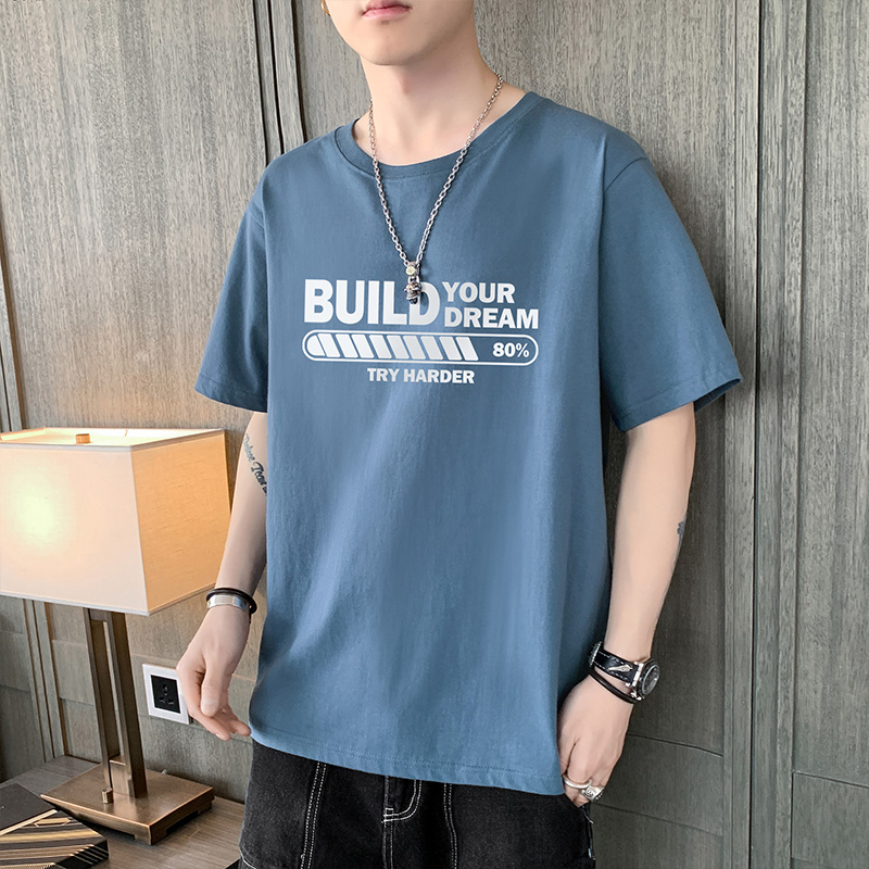 [Mã FASHIONT4MA2 giảm 10K đơn 50K] Áo Thun Nam Tay Ngắn Cổ Tròn Form Rộng Size M-4Xl