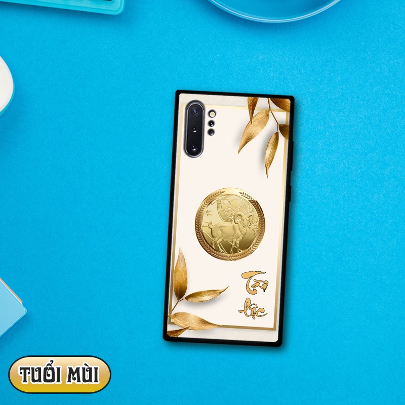 Ốp lưng kính 3D 12 con giáp - Samsung galaxy Note 10 Plus