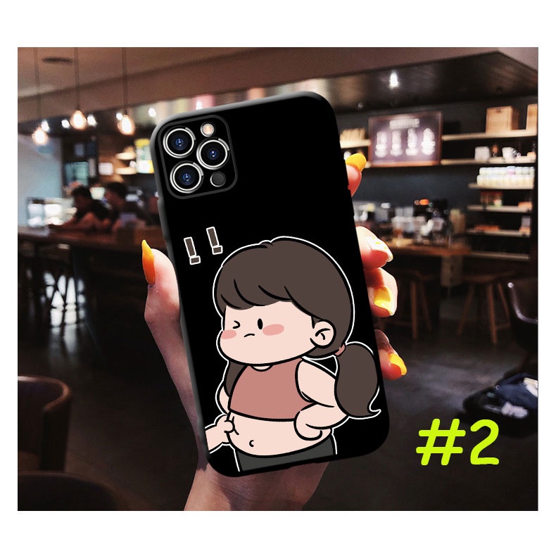 Ốp Điện Thoại Dẻo Họa Tiết Hoạt Hình Cậu Bé Mập Dễ Thương Cho iPhone 13 12 11 XS Pro Max Mini iPhone X XR 8 7 6 6S Plus 5 5S