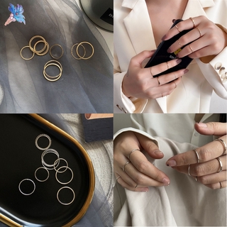 Set 10 nhẫn đeo ngón trỏ phong cách cá tính sành điệu