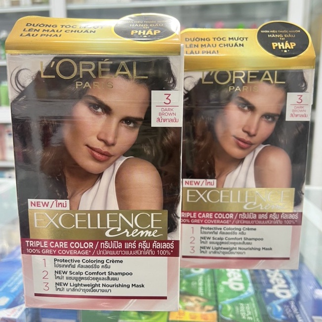 Thuốc Nhuộm Tóc Phủ Bạc Loreal Excellence Creme