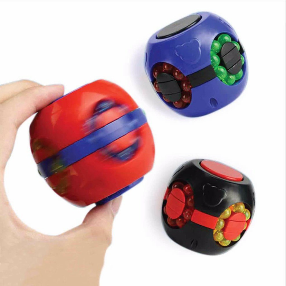 Rubik hạt đậu sáng tạo Con Quay vô cực Rubic cube đồ chơi rubik thế hệ mới phát triển kỹ năng tăng sự thông minh