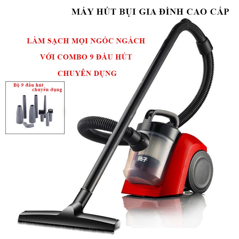 Máy hút bụi gia đình cầm tay nhiều đầu hút tiện lợi, công suất lớn 1000W, lực hút khoẻ ,BH 2 năm đồ gia dụng thông minh