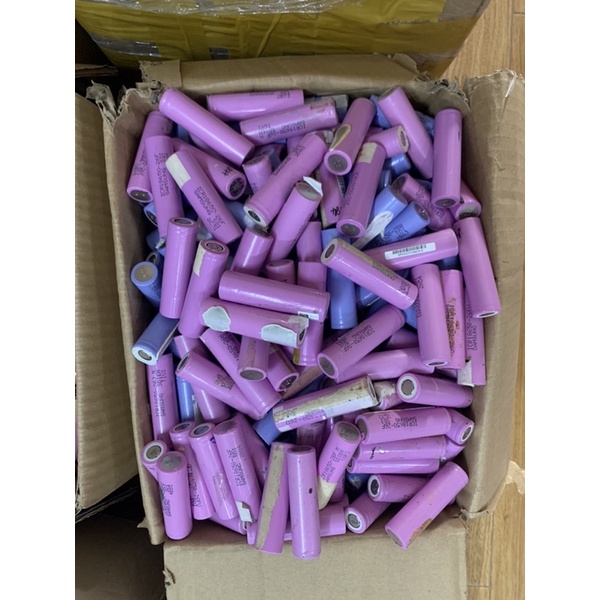 Cell Pin 18650 tháo khối và pin xe điện, sạc dự phòng