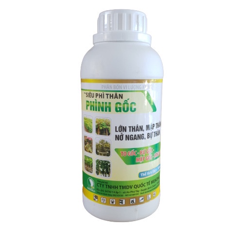 Phân bón Siêu PHÌ THÂN, PHÌNH GỐC làm to thân, gốc, củ trên mọi loại cây trồng